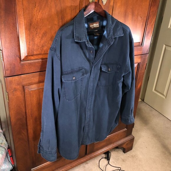 Levis Men's Shacket XL Blue Cotton100% Cotton Shell & Polyester Lining - Picture 10 of 16